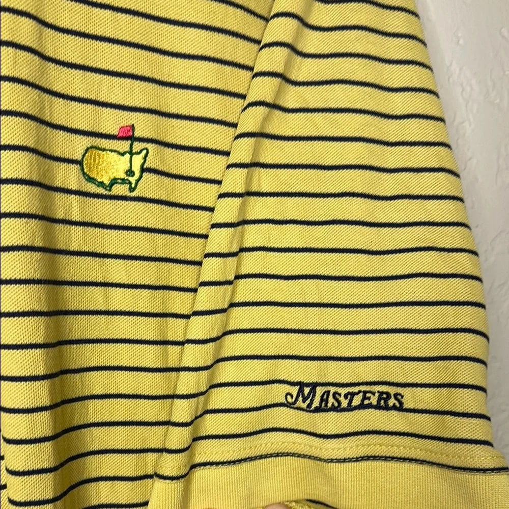 Masters Yellow and Black Polo Shirt Classic Style - Picture 3 of 5